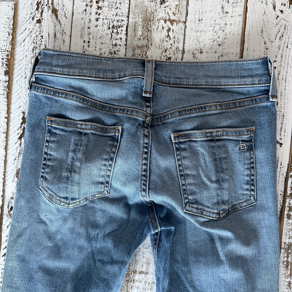 Rag & Bone Cate Skinny Ankle Jeans in Clean Lilly Dale Wash